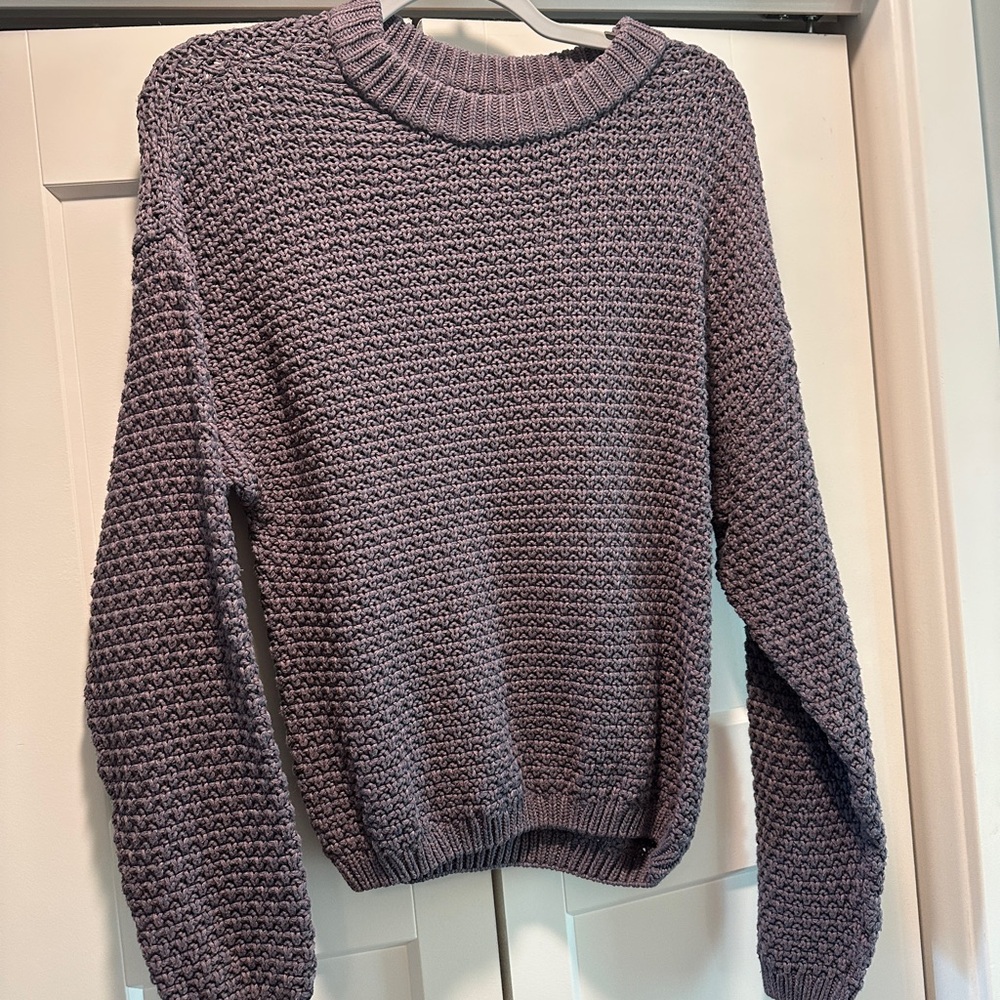 Purple Heathered Sweater